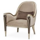 AICO Michael Amini Villa Cherie Accent Chair - Hazelnut