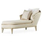 AICO Michael Amini Villa Cherie Chaise - Pearl