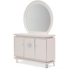 AICO Michael Amini Glimmering Heights Sideboard with Mirror (CL1A) - CLEARANCE SALE