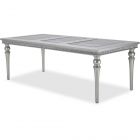 AICO Michael Amini Melrose Plaza 4 Leg Upholstered Dining Table (CL1A) - CLEARANCE SALE