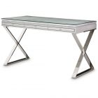 AICO Michael Amini Melrose Plaza Writing Desk with Glass Top (CL1A) - CLEARANCE SALE
