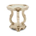 AICO Michael Amini Platine de Royale Chair Side Table