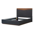 AICO Michael Amini Kayner Queen Bed in Charcoal