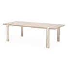 AICO Michael Amini Lotus Bay Wide Dining Table in Sand