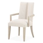 AICO Michael Amini Lotus Bay Dining Arm Chair in Sand