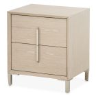 AICO Michael Amini Lotus Bay Small Nightstand in Sand