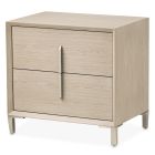 AICO Michael Amini Lotus Bay Large Nightstand in Sand