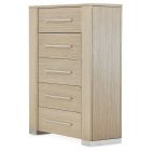 AICO Michael Amini Laguna Ridge 5 Drawer Chest - Washed Oak (CL1A) - CLEARANCE SALE