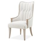 AICO Michael Amini St. Charles Dining Arm Chair in Dove Gray