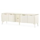AICO Michael Amini La Marisia Media Cabinet in Creamy Pearl (Promo)