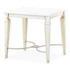 AICO Michael Amini La Marisia End Table in Creamy Pearl (Promo)