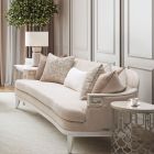 AICO Michael Amini La Marisia Sofa Set in Light Champagne