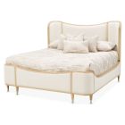 AICO Michael Amini Camellia Field Caramel Eastern King Upholstered Bed (Promo)