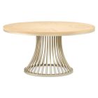 AICO Michael Amini Camellia Field Caramel Round Dining Table (Promo)