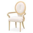 AICO Michael Amini Camellia Field Caramel Dining Arm Chair (Promo)