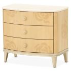 AICO Michael Amini Camellia Field Caramel Nightstand (Promo)