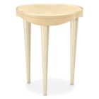 AICO Michael Amini Camellia Field Caramel Chairside Table