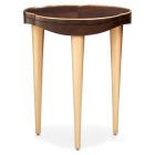 AICO Michael Amini Camellia Field Chairside Table in Warm Pecan (Promo)