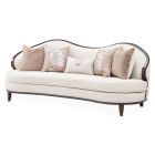 AICO Michael Amini Camellia Field Sofa Linen in Warm Pecan (Promo)
