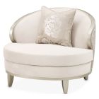 AICO Michael Amini Camellia Field Caramel Matching Chair in Cornsilk (Promo)