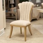 AICO Michael Amini Fantosini Dining Side Chair in Gold Leaf