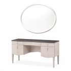 AICO Michael Amini Fantosini Vanity With Mirror in Silver Mist (Promo)