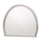 AICO Michael Amini Fantosini Round Dresser Mirror in Silver Mist (Promo)