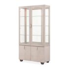 AICO Michael Amini Fantosini Display Cabinet in Silver Mist (Promo)
