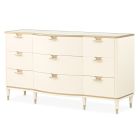 AICO Michael Amini La Terrazza Dresser in Creamy Pearl