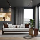 AICO Michael Amini Houston Sofa Set in Walnut