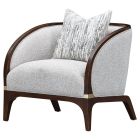 AICO Michael Amini Houston Matching Accent Chair in Walnut (Promo)