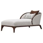 AICO Michael Amini Houston Chaise in Walnut (Promo)