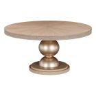 AICO Michael Amini West Kensington Round Dining Table, Sea Salt Caramel