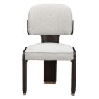 AICO Michael Amini West Kensington Dining Side Chair in Medium Espresso