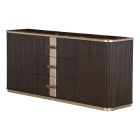 AICO Michael Amini West Kensington Sideboard in Medium Espresso