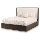 AICO Michael Amini West Kensington Eastern King Bed in Medium Espresso