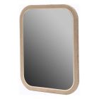 AICO Michael Amini West Kensington Vanity Mirror, Sea Salt Caramel