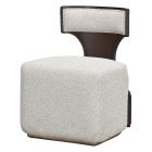 AICO Michael Amini West Kensington Vanity Chair in Medium Espresso (Promo)