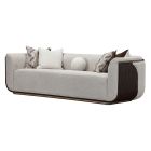 AICO Michael Amini West Kensington Sofa in Medium Espresso (Promo)