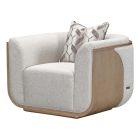 AICO Michael Amini West Kensington Matching Chair, Sea Salt Caramel