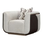 AICO Michael Amini West Kensington Matching Chair in Medium Espresso (Promo)