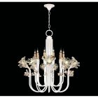 Fine Art Azu 35.5" Round Chandelier in White - 915140-3ST