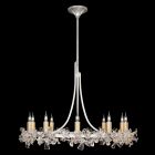Fine Art Azu 34.5" Round Chandelier in Silver - 915240-1ST
