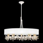 Fine Art Azu 34.5" Round Chandelier in White - 915240-31ST