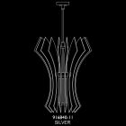 Fine Art Newton 27.5" Round Pendant in Silver - 916840-11