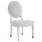 Miranda Kerr Home Love Joy Bliss Oval Side Chair in Alabaster - Set of 2