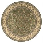 Nourison Home 2000-2003 8' x Round Olive Traditional Indoor Rug (Dropshippable)