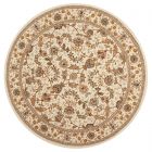 Nourison Home 2000-2023 8' x Round Ivory Traditional Indoor Rug (Dropshippable)