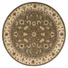 Nourison Home 2000-2003 4' x Round Olive Traditional Indoor Rug (Dropshippable)
