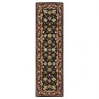 Nourison Home 2000-2017 2'3" x 8' Black Traditional Indoor Rug (Dropshippable)